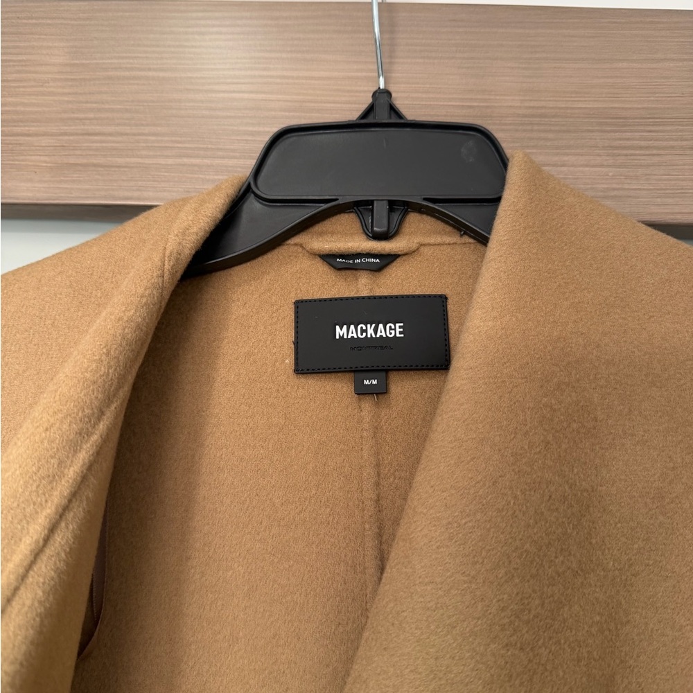 Mackage Mai Trench Coat in Light Camel - Picture 4 of 9